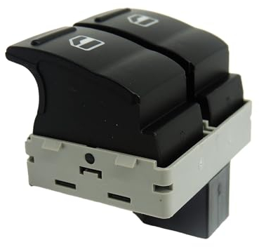 HISports Elektrischer Fensterschalter 7E0959855A Hauptschalter für Elektrische Fensterheber Steuertaste Fensterheber Schalter Doppelfensterschalter kompatibel mit Transporter T5 T6