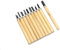 Set 10 scalpelli sgorbie 13,5 cm per intarsi in legno decoupage hobby lavori di scolpitura artisti falegnami