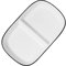Divided Porcelain Sectional Plates, Square Portion Control Plates for Adults, Compartment Dinner Plates Perfect for Balanced Diet