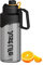 Zaphara 1800 ml Fahrrad-Zelt-Flasche mit Strohhalm-Griff, Sport, Fitnessstudio, Shul, abnehmbar, Wandern(Blatsk)