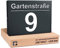PRINTIMA Premium Gravur Personalisierter Hausnummer Anthrazit Beleuchtet Led Strom 230V, Hausnummernschild mit Dämmerungssensor |30x40cm, 6W /A++| Wasserdicht, Funktion trifft auf Qualität und Stil