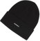 New Balance Herren Damen Unisex Linear NB Knit Cuffed Beanie All Ages One Size Fits Most, Schwarz , One size