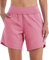WILLIT Short de bain 17 cm pour femme - Séchage rapide - Protection UV UPF50+ - Avec poches doublées, Rose, 46