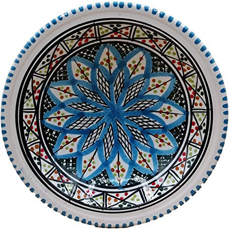 Generico Piatto Ceramica Portata Decorativo Marocchino Tunisino 0411201200, MU0411201200