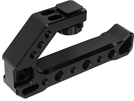 SLR Camera Top Handle,Mirrorless Ergonomic Camera Handle Grip,Multiple Screw Ports Cold Shoe Adapter Mount Hand Held Stabilizer