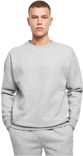 Build Your Brand Herren Sweatshirt Sweat Crewneck, klassischer Pullover für Männer, Basic Sweatshirt