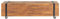 QJBSAVVA Sideboard Tv Tv Sideboard Wohnzimmer Tv Bank Tv Table - TV-Schrank 110x30x32,5 cm Massivholz Teak für Büro Versammlungsraum Schlafzimmer Wohnräume