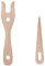2 Stück Strickgabel, Holzschnur Strickgabel, Handgefertigte Strickgabel für kreative Flecht- und Strickarbeiten
