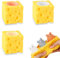 3 Stücke Käse Mäuse Tassen,Squishy Toy,Anti Stress Spielzeug Erwachsene,Antistress Spielzeug,Anti Stress Tasse,Stressabbau Spielzeug,Squeeze Toys,Lustig Quetschspielzeug,Squishies Mäuse Scherzartikel