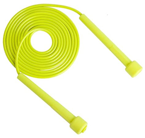 JOYTILLGU Jump Rope Speed Jump Rope Skip PVC 280cm Adjustable Professional Men Women Gym Skipping Rope Fitness Equipment Muscle Boxing Training Jumping Rope(B Yellow)