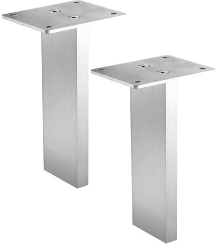 SOTECH 1 Paar (2 Stück) Barkonsolen Counter - Design trifft auf Funktion - Alu massiv EV1 - Höhe 178 mm gerade - Thekenstütze Tresenfuß Barstütze