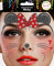 Gesichtstattoo - Glitzer Aufkleber Klebetattoos Temporäres Glitter Face Tattoo Motto Party Karneval Halloween (Maus)
