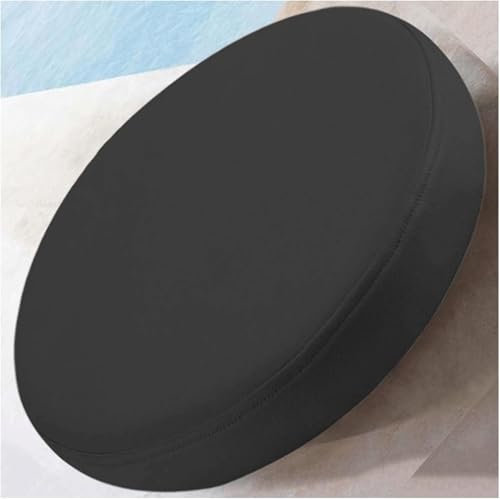 JHOMHF Rundes Sitzkissen, Meditationskissen, für den Außenbereich, Memory-Schaum, abnehmbares, waschbares Stuhlkissen (E4, 4 Stück - 40 x 40 x 5 cm)