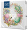 PAW - Servietten 3-lagig (33 x 33 cm) | 20 Stück | Perfekt für Ostern, Partys, Frühling und Feiern | Tischdeko Osterfeier Bunte Papierservietten - Ostereierkranz | Easter Wreath