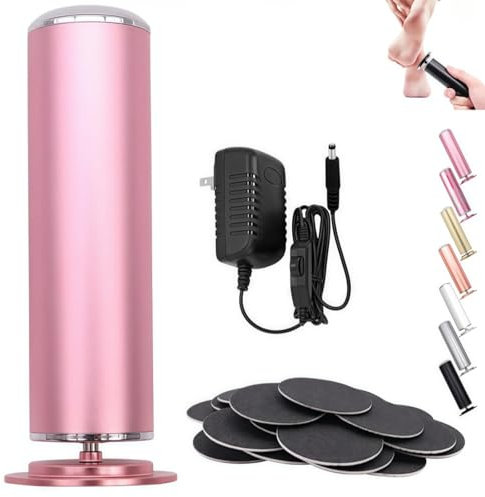 Fussweich, Fuss Weich 2.0, Pediküre Set Fußpflege, FüR Frauen & MäNner Tote Rissige Harte Haut, Hornhaut Entferner (Rosa)