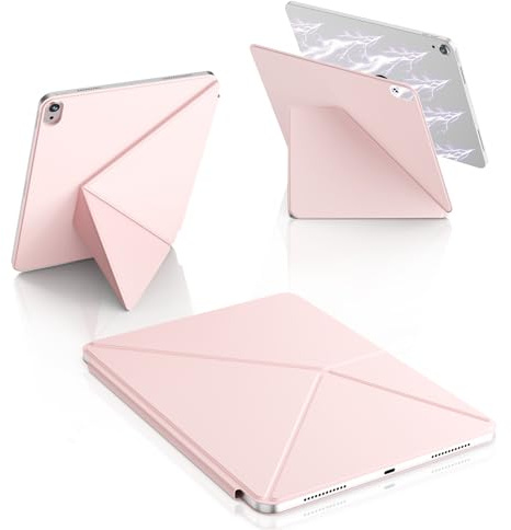 KVTVOU Magnetic Case for iPad 11th Gen A16 2025, iPad 10th Gen 2022, Pink