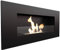 kratki DELTA2 Biofireplace Ideal para el hogar, salón o habitación y Estilos, DELTA2/CZARNY/TUV/PRICESZKLENIE, Negro, con acristalamiento