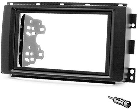 sound-way - Kit montaggio mascherina, telaio per autoradio, adattatore autoradio 2 DIN per Smart ForTwo 451