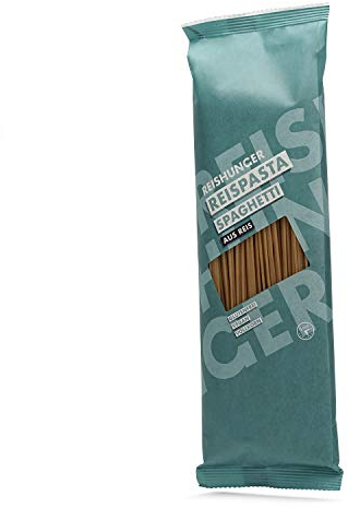 REISHUNGER Glutenfreie Spaghetti Reispasta aus Vollkornreis (3 x 400 g) - Auch als Penne & Fusilli, als Probiersets und in vielen Größen erhältlich - Auch bei Zöliakie geeignet