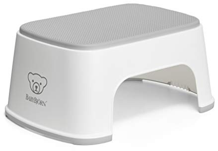BabyBjörn Step Stool, White/Gray