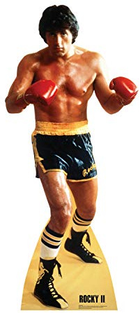 Cardboard People Rocky Pappaufsteller in Lebensgröße, Rocky II (Film 1979)
