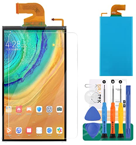 Für Nintendo Switch LCD Display Für Nintendo Switch Bildschirm Ersatz HAC-001 2017 1. erste Generation, Kostenlose gehärtete Folie, Klebstoff und Werkzeuge (Nicht enthalten Touchscreen)