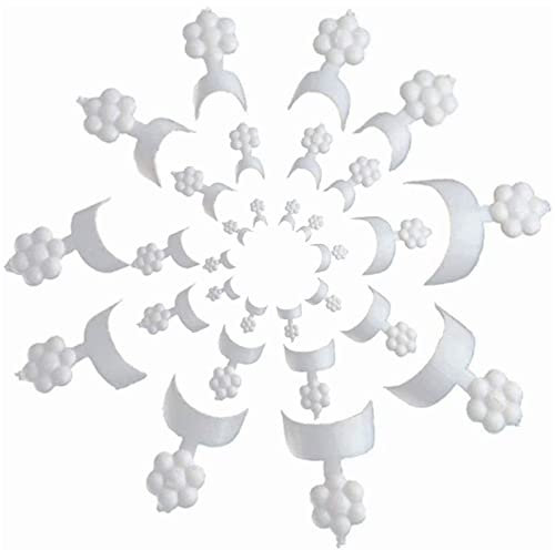 500Pcs French Short Style Acrylic False Nail Art Tips Finger Sticker Extension Tool White Half Cover Artificial False Nail UV Gel DIY Nails Manicure Salon Tools for Women Girls