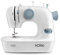 Solac SW8221 Cotton 12.2 Nähmaschine, 12 Stiche, einfache Schnur, Freiarm, vertikales Ladesystem, Beleuchtung im Arbeitsbereich, funktioniert mit und ohne Pedal, Tragegriff, Weiß