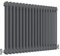 Traditional 2 Column Central Heating Radiator Horizontal Rads Cast Iron Style Anthracite 600x830mm