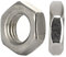 OPIOL QUALITY® 25 Stück Sechskantmuttern M4 niedrige Form DIN 439 aus Edelstahl A2 V2A Flachmuttern halbe Mutter Halbmuttern