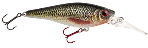 Spro IKIRU SHAD 70SL 7cm Wobbler Kunstköder für Forelle Barsch, Farbe:Roach