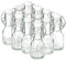 dszapaci 12 Glasflaschen zum Abfüllen 75ml Flasche zum Befüllen Flaschen mit Bügelverschluss Bügelflaschen zum Befüllen Flaschen zum Abfüllen Kleine Likörflaschen Glasflasche Bügelflasche Klein