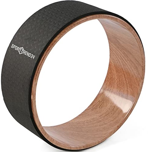 Sporttrend 24® Yoga Wheel aus TPE und Holz