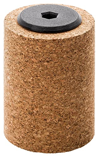 Kork-Bürste | Kork-Roller | Rotor-Kork-Roller | 70 x 97 mm | Korkrolle für den Skiservice | Standard Sechskant-Aufnahme | Für Skiwachs | Kalt- & Flüssigwachse & Fluor