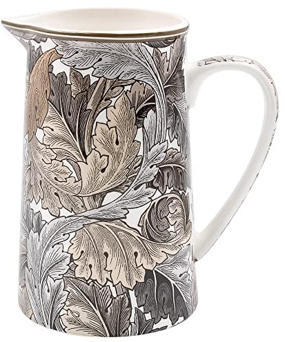 lesser and pavey LP94979 Ceramic Jug | Acanthus design | 1 Pc, Brown