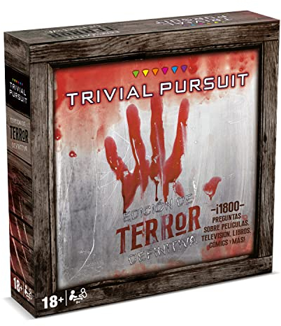 Winning Moves Trivial Pursuit Terror - Brettspiele für Erwachsene, Spiel für 2 Spieler, Quizspiel, Trivia für Liebhaber von La Groza