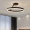 minifair Moderne LED-Restaurant-Deckenleuchte, nordischer Designer, einfacher Einzelkreis, schwarze Unterputz-Deckenleuchte, Schlafzimmer, Küche, Heimbeleuchtung