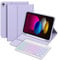 Bettdow for iPad A16 11th Generation 2025/10th Generation 2022 Keyboard Case, UK Layout Detachable Backlit Wireless Keyboard, Case with Pencil Holder for iPad A16 11 Inch/ 10th Gen 10.9 Inch (Purple)