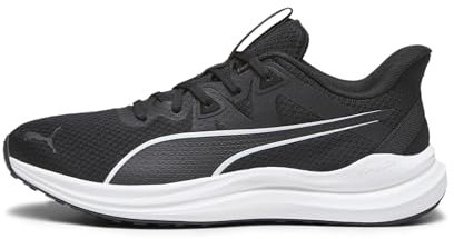 PUMA Unisex Reflect Lite Zapatillas para correr en carretera, Black White, 37.5 EU