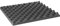 SEEBAUER living Akustikschaumstoff WAVE Noppenschaumstoff Schallschutz Akustikpaneel (100 x 35 x 3 cm)
