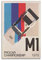 PENTAB Vintage BMW M1 E26 Supercar Poster Dekorative Malerei Leinwand Wandposter und Kunstbild Druck Moderne Familie Schlafzimmer Dekor Poster 30 x 45 cm