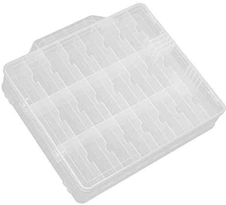 Gel Nagellack-Aufbewahrungskoffer - Organizer Für 48 Flaschen, Transparenter Halter Mit Verstellbaren Trennwänden, Tragbarer Gel-Nagel-Aufbewahrung