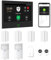 Mengshen WiFi 4G Tuya Alarmsystem, 10-teiliges Kit inklusive 7-Zoll-Sicherheitspanel, Türklingel, Türfenster, Bewegungssensor, Telefon, App-Benachrichtigungen, 24/7-Schutz