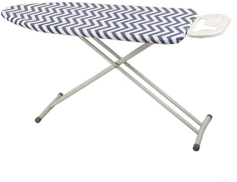 Fundas para tabla de planchar (150 x 50 cm), ajuste fácil, resistente a altas temperaturas, algodón a rayas gruesas