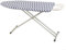 Fundas para tabla de planchar (150 x 50 cm), ajuste fácil, resistente a altas temperaturas, algodón a rayas gruesas