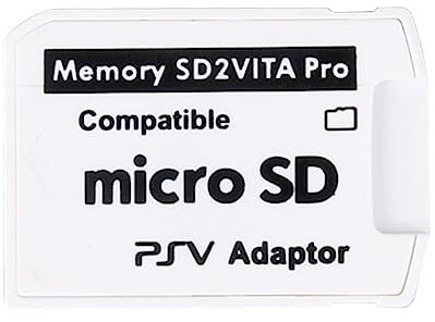Kasoud PS Vita 5.0 SD Memory Card Adapter, Ultimate Version SD2vita 5.0 Memory Card Adapter, For PS Vita 1000 2000 Henkaku Enso Firmware 3.60 System or Above (1)