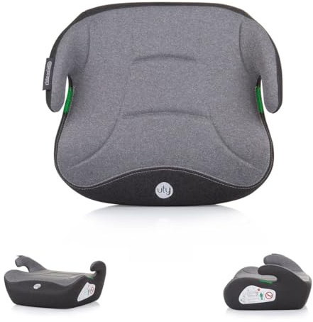 Chipolino Kindersitzerhöhung i-Size Uty (125-150cm) Gruppe 3, Bezug waschbar grau