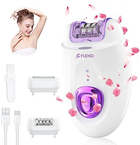 Rechargeable Lady Face Epilator Facial Razor - Portable Electric Hair Removal for Women - Trimmer for Arm, Leg, Underarm, Facial