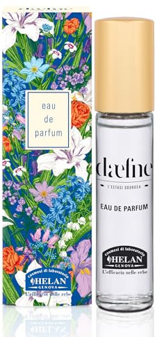 Helan Daefne - Profumo Donna Fiorito, Cipriato, Legnoso con Zafferano, Vaniglia, Rosa e Lavanda, Eau de Parfum Perfetto come Idee Regalo Donna, Profumi Donna Fioriti 10 ml, Regali Natale Made in Italy