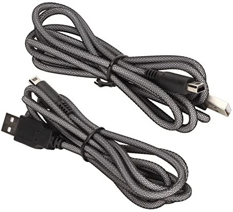 SENECESLI 3DS USB Ladekabel, Ersatz Ladekabel für 2DS 3DS 3DS XL New 3DS New 3DS XL New 2DSXL NDSI NDSI LL, Stromladekabel 1,5 M 4,9 Fuß, 2 Stück